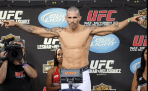 Mike "The Joker" Guymon during an interview about brain trauma in MMA fighters, neurological symptoms, and recovery after a professional fighting career.